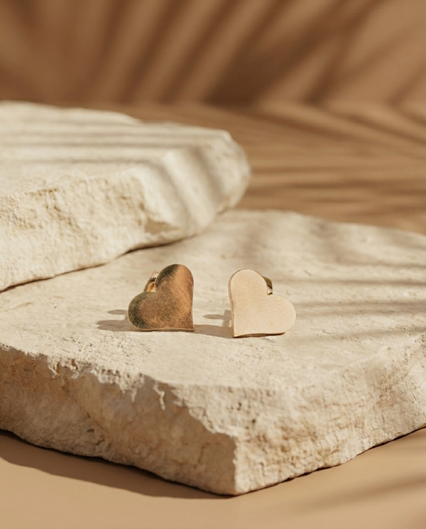 Set Ruth detalle aretes oro laminado Las Marujas